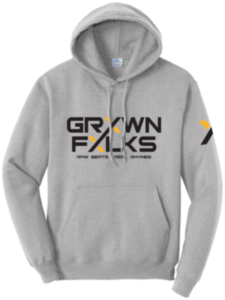 Grxwn Fxlks Grey Logo Hoodie